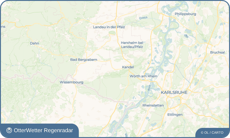 Widget-Vorschau für Minfeld Wetter-Widget-Vorschau mit Vorhersagedaten für Minfeld