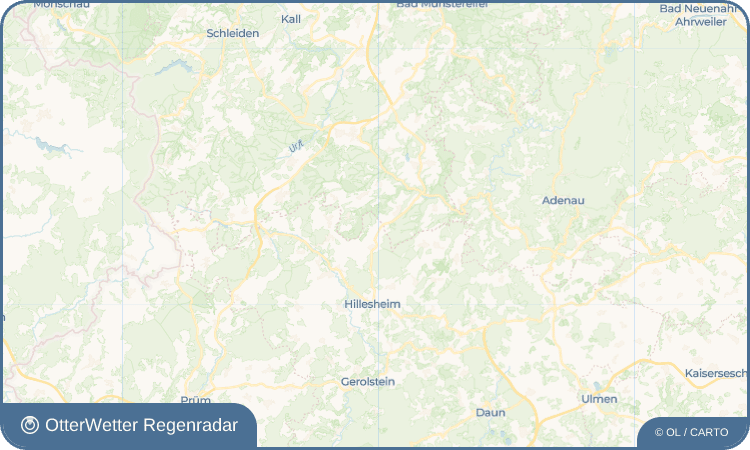 OtterWetter Regenradar-Widget Mirbach