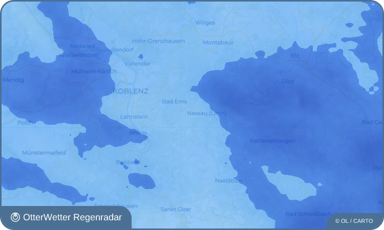 OtterWetter Regenradar-Widget Misselberg