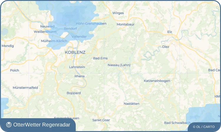 Widget-Vorschau für Misselberg Wetter-Widget-Vorschau mit Vorhersagedaten für Misselberg