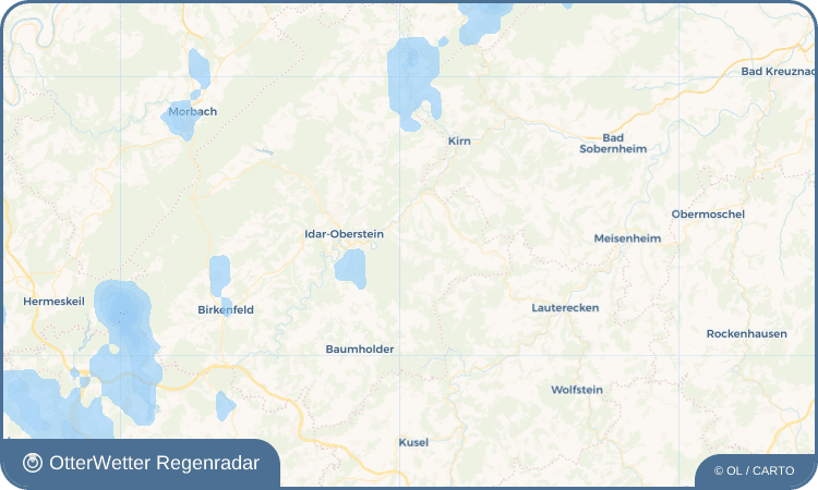 OtterWetter Regenradar-Widget Mittelbollenbach