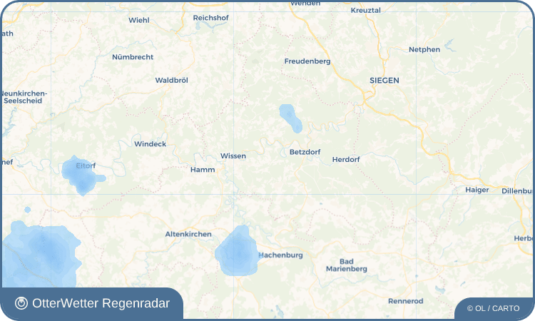 Widget-Vorschau für Mittelhof Wetter-Widget-Vorschau mit Vorhersagedaten für Mittelhof