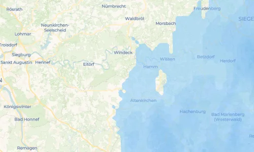 Regenradar Vorschaubild - Aktuelle Niederschläge in Mittelirsen und Umgebung
