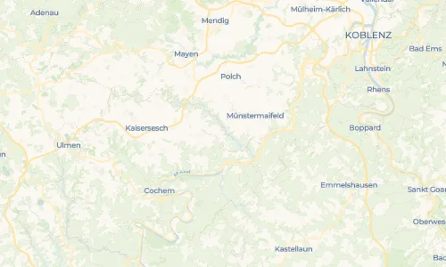 Regenradar Vorschaubild - Aktuelle Niederschläge in Möntenich und Umgebung