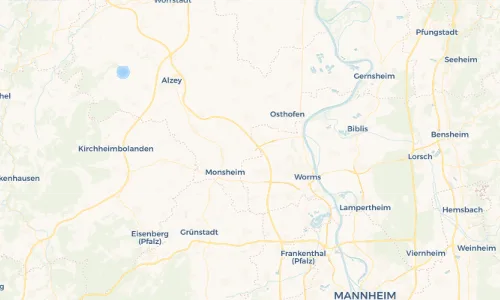 Regenradar Vorschaubild - Aktuelle Niederschläge in Mörstadt und Umgebung