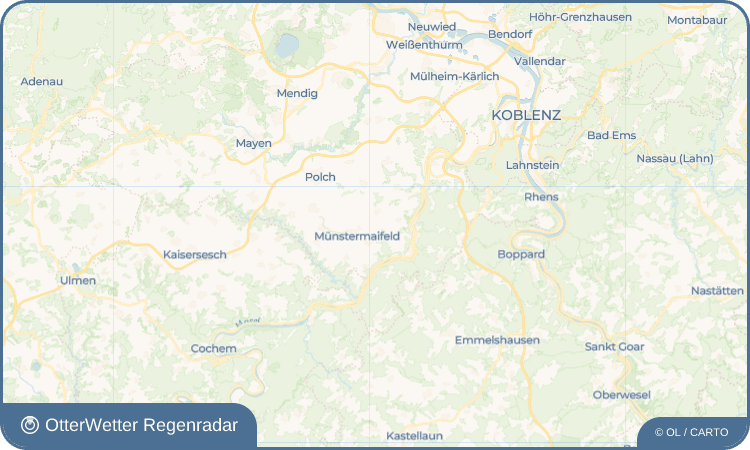 Wetter-Widget-Vorschau mit Vorhersagedaten für Mörz