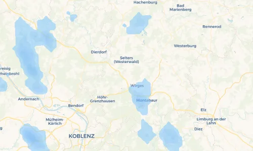 Regenradar Vorschaubild - Aktuelle Niederschläge in Mogendorf und Umgebung