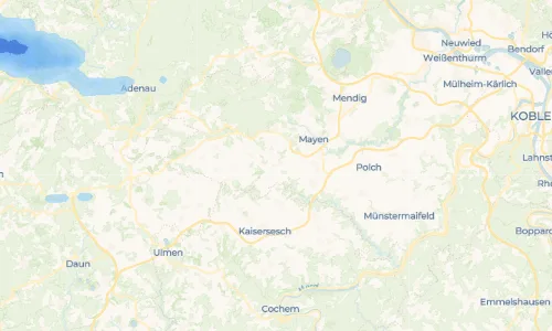 Regenradar Vorschaubild - Aktuelle Niederschläge in Monreal und Umgebung