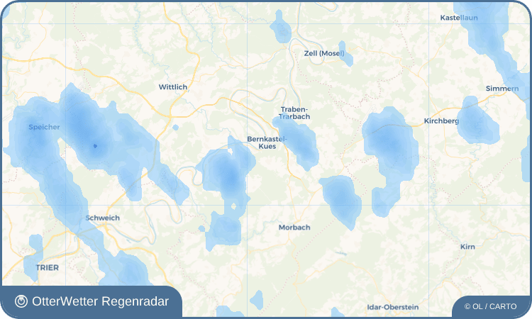 Widget-Vorschau für Monzelfeld Wetter-Widget-Vorschau mit Vorhersagedaten für Monzelfeld