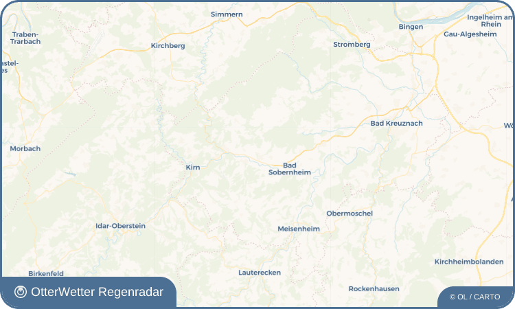 OtterWetter Regenradar-Widget Monzingen