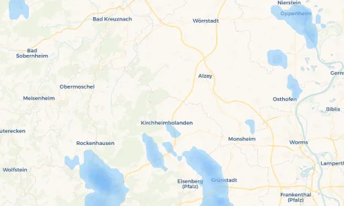 Regenradar Vorschaubild - Aktuelle Niederschläge in Morschheim und Umgebung