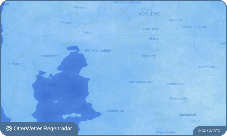 OtterWetter Regenradar-Widget Morshausen