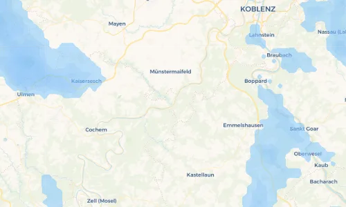 Regenradar-Vorschau: aktuelle Niederschläge in Moselkern und Umgebung