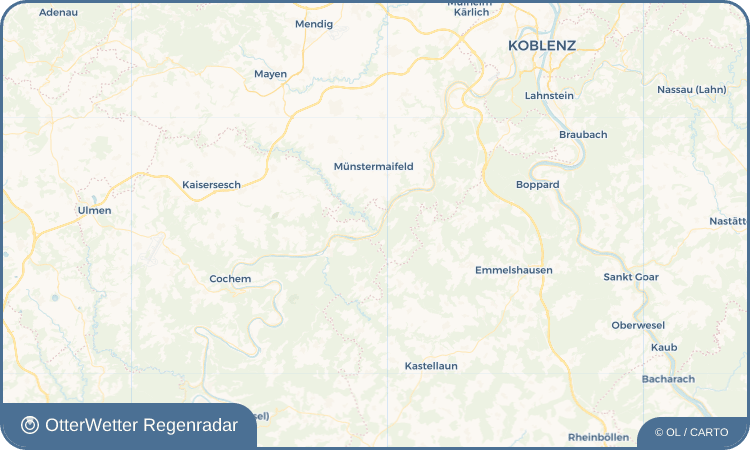 OtterWetter Regenradar-Widget Moselkern