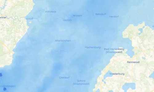 Regenradar-Vorschau: aktuelle Niederschläge in Mudenbach und Umgebung