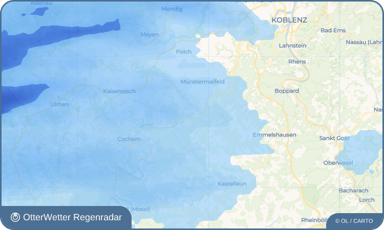 OtterWetter Regenradar-Widget Müden (Mosel)