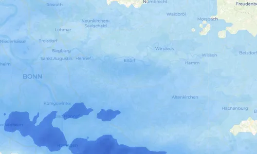Regenradar Vorschaubild - Aktuelle Niederschläge in Mühleip und Umgebung