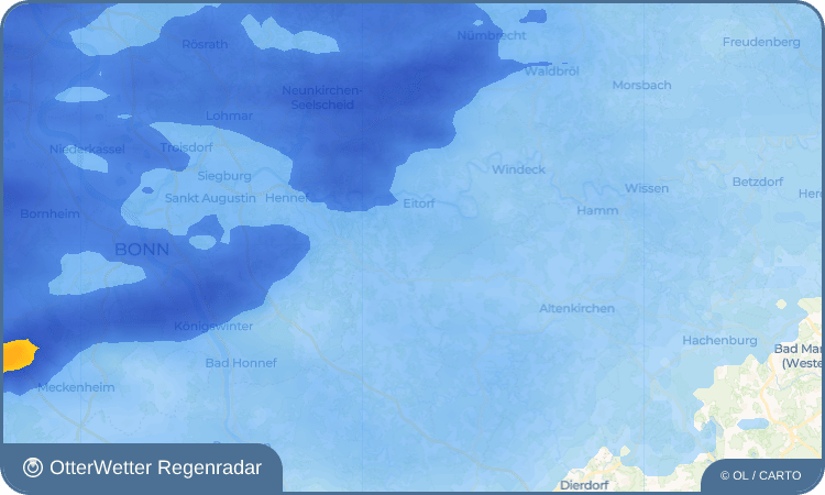OtterWetter Regenradar-Widget Mühleip