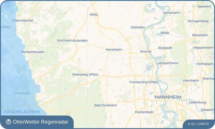 Wetter-Widget-Vorschau mit Vorhersagedaten für Mühlheim an der Eis