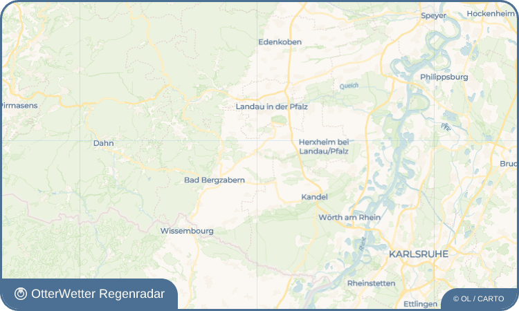OtterWetter Regenradar-Widget Mühlhofen