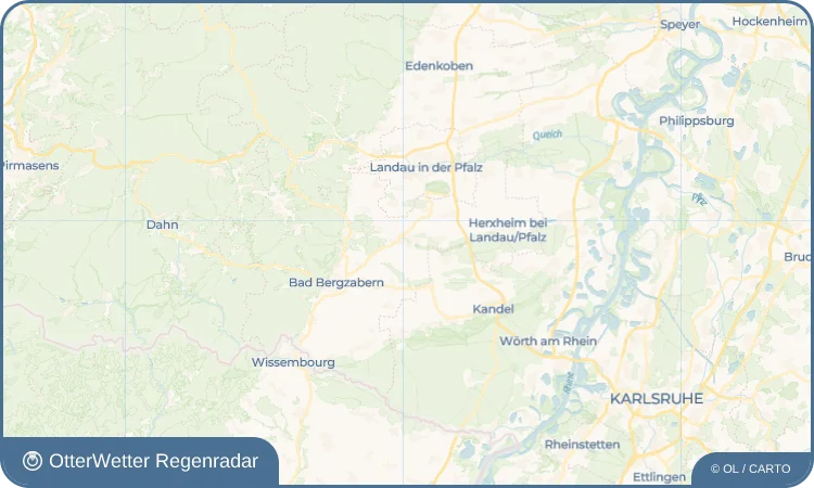 Wetter-Widget-Vorschau mit Vorhersagedaten für Mühlhofen