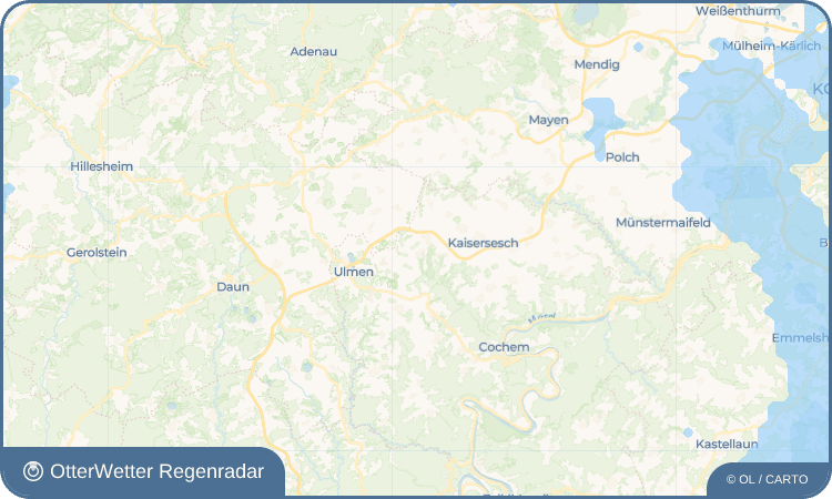 OtterWetter Regenradar-Widget Müllenbach