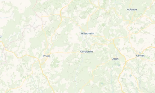Regenradar Müllenborn: aktuelle Niederschläge in Müllenborn und Umgebung, Stand 26. Oktober 2026 um 4:40 Uhr