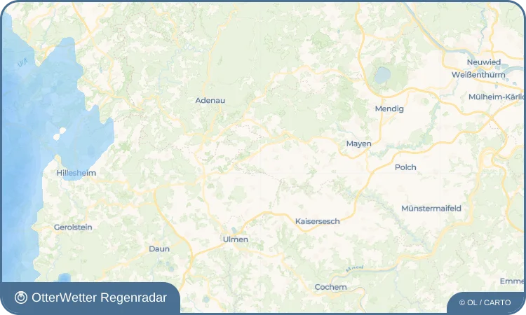 Wetter-Widget-Vorschau mit Vorhersagedaten für Münk