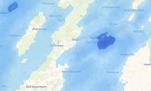 Regenradar Münster-Sarmsheim: aktuelle Niederschläge in Münster-Sarmsheim und Umgebung, Stand 21. Oktober 2026 um 12:10 Uhr
