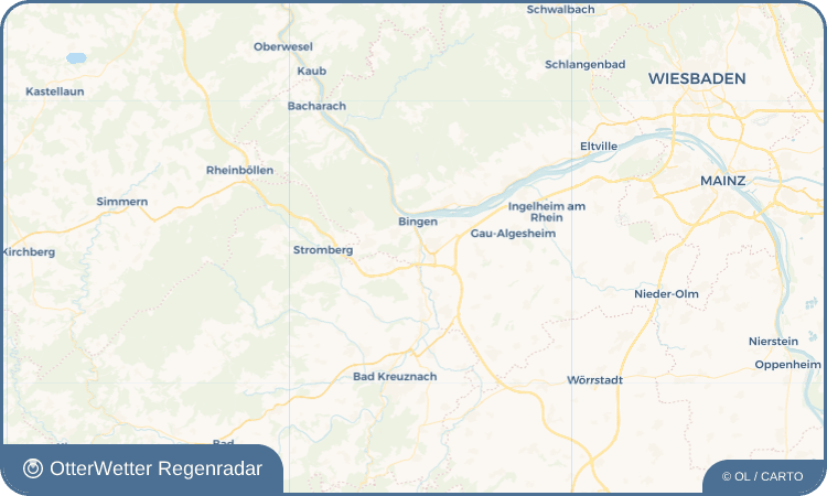 OtterWetter Regenradar-Widget Münster-Sarmsheim