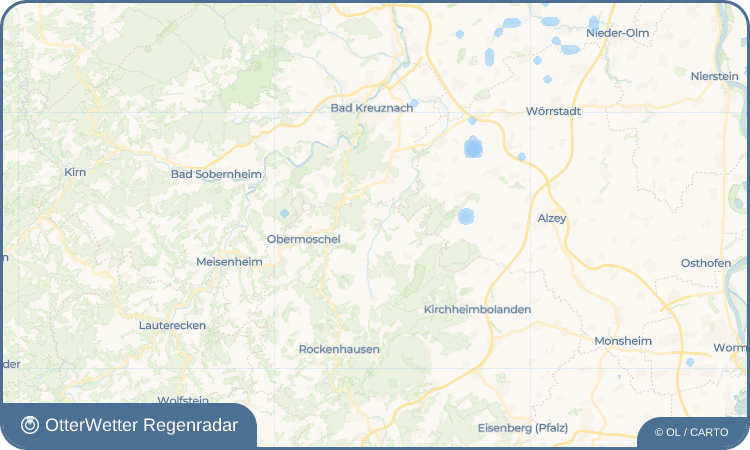 OtterWetter Regenradar-Widget Münsterappel
