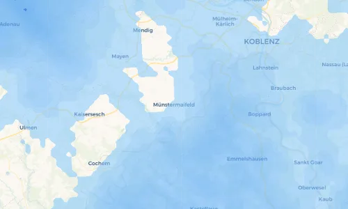 Regenradar Vorschaubild - Aktuelle Niederschläge in Münstermaifeld und Umgebung
