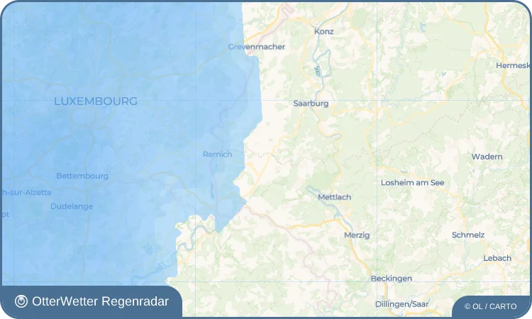 Wetter-Widget-Vorschau mit Vorhersagedaten für Münzingen