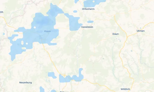 Regenradar Vorschaubild - Aktuelle Niederschläge in Mürlenbach und Umgebung