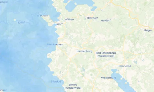 Regenradar Vorschaubild - Aktuelle Niederschläge in Müschenbach und Umgebung