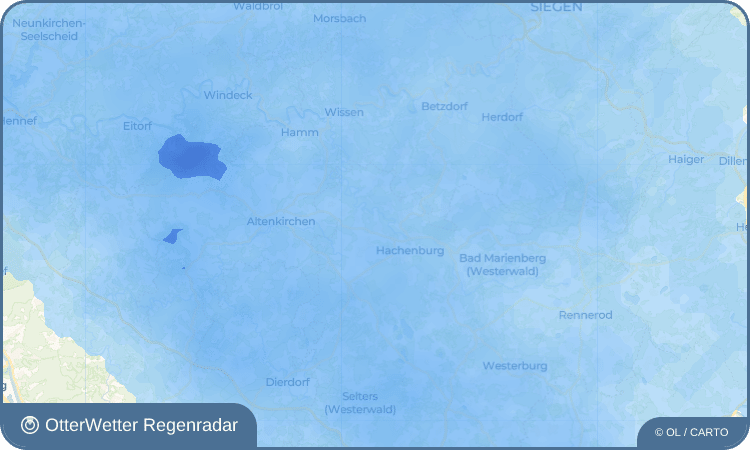 OtterWetter Regenradar-Widget Müschenbach
