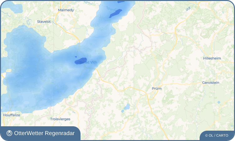 OtterWetter Regenradar-Widget Mützenich