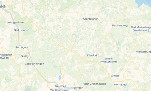 Regenradar Muscheid: aktuelle Niederschläge in Muscheid und Umgebung, Stand 18. Oktober 2026 um 8:00 Uhr