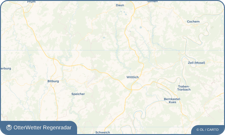 OtterWetter Regenradar-Widget Musweiler
