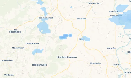 Regenradar Vorschaubild - Aktuelle Niederschläge in Nack und Umgebung