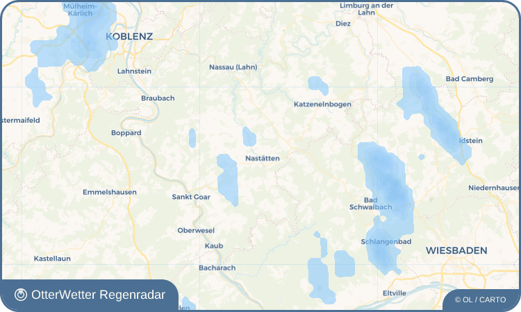 OtterWetter Regenradar-Widget Nastätten
