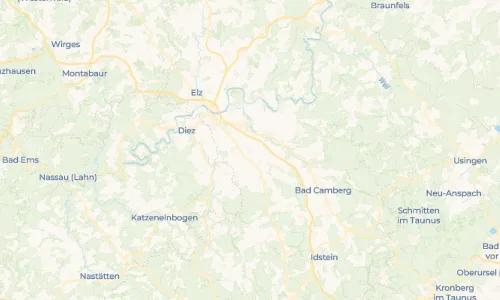 Regenradar Nauheim: aktuelle Niederschläge in Nauheim und Umgebung, Stand 17. Oktober 2026 um 22:50 Uhr