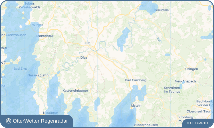 OtterWetter Regenradar-Widget Nauheim