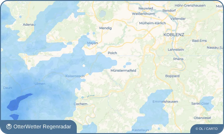 Widget-Vorschau für Naunheim Wetter-Widget-Vorschau mit Vorhersagedaten für Naunheim