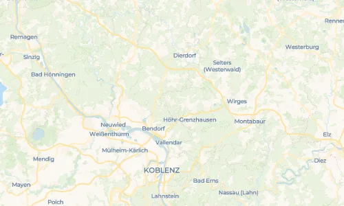 Regenradar Vorschaubild - Aktuelle Niederschläge in Nauort und Umgebung