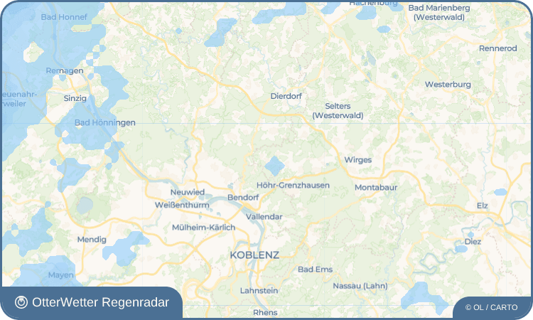 OtterWetter Regenradar-Widget Nauort