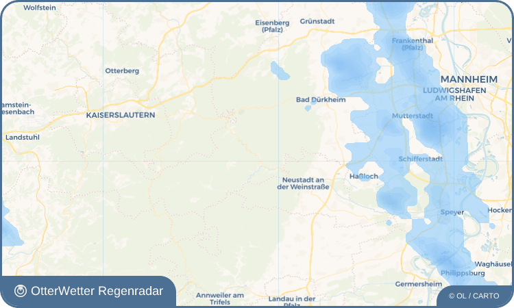 Wetter-Widget-Vorschau mit Vorhersagedaten für Neidenfels