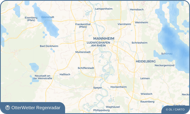 OtterWetter Regenradar-Widget Neuhofen