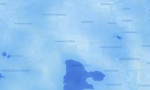 Regenradar Vorschaubild - Aktuelle Niederschläge in Neuleiningen und Umgebung