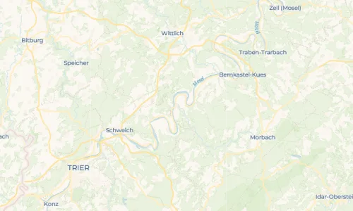 Regenradar Neumagen-Dhron: aktuelle Niederschläge in Neumagen-Dhron und Umgebung, Stand 18. Oktober 2026 um 11:40 Uhr
